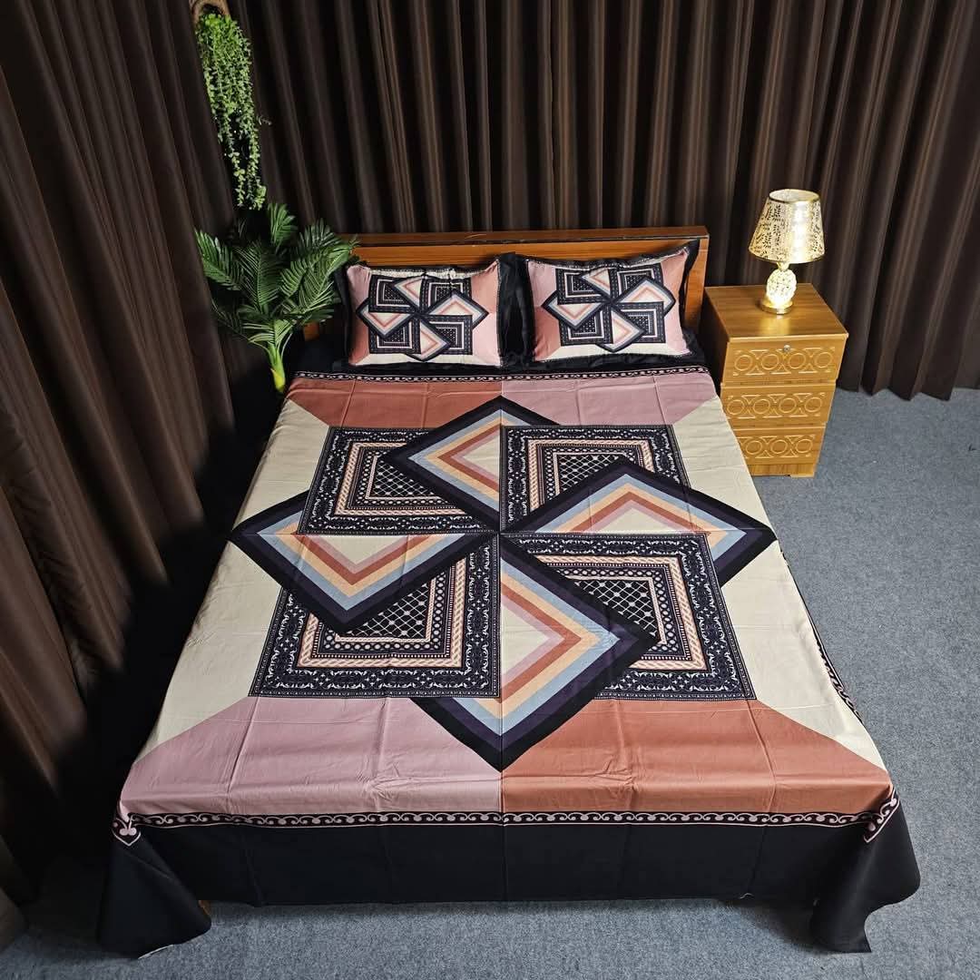 PANEL COTTON BEDSHEET
