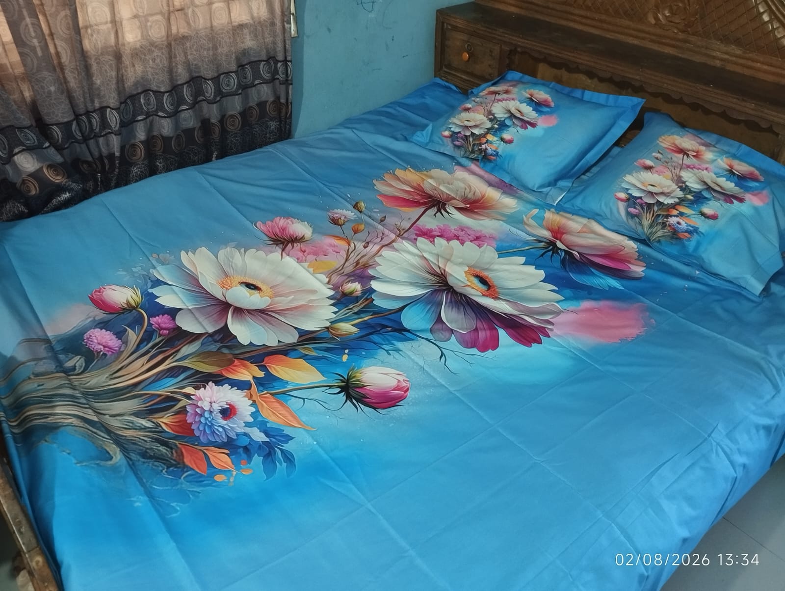 PAKIZA DIGITAL PRINT HD PANEL BEDSHEET - Image 7