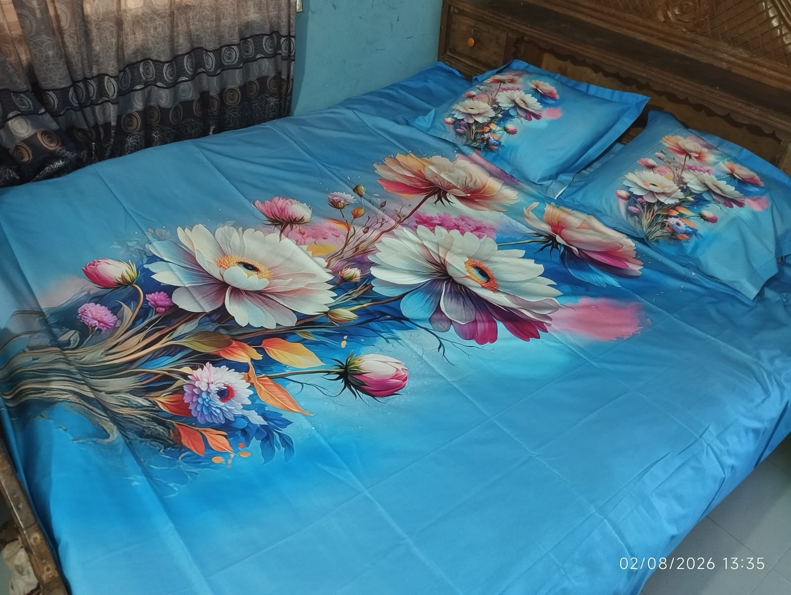 PAKIZA DIGITAL PRINT HD PANEL BEDSHEET - Image 10