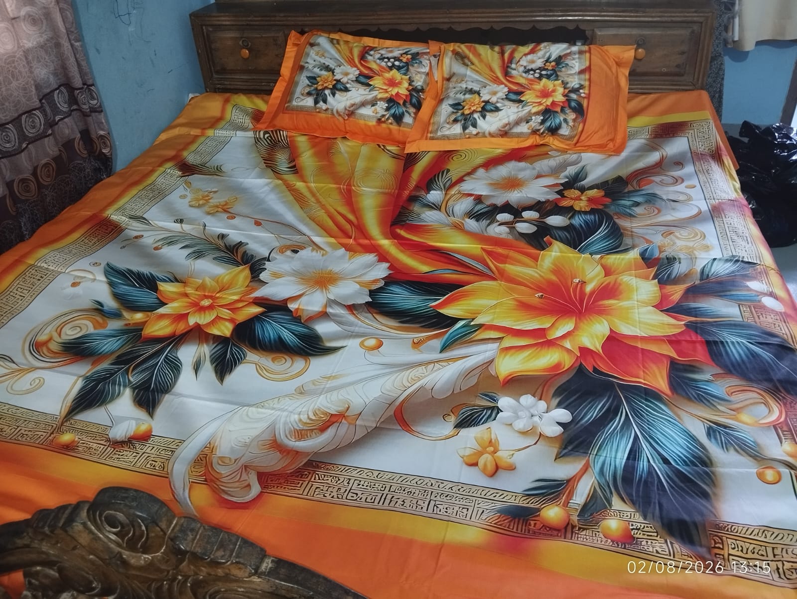 PAKIZA DIGITAL PRINT HD PANEL BEDSHEET - Image 5