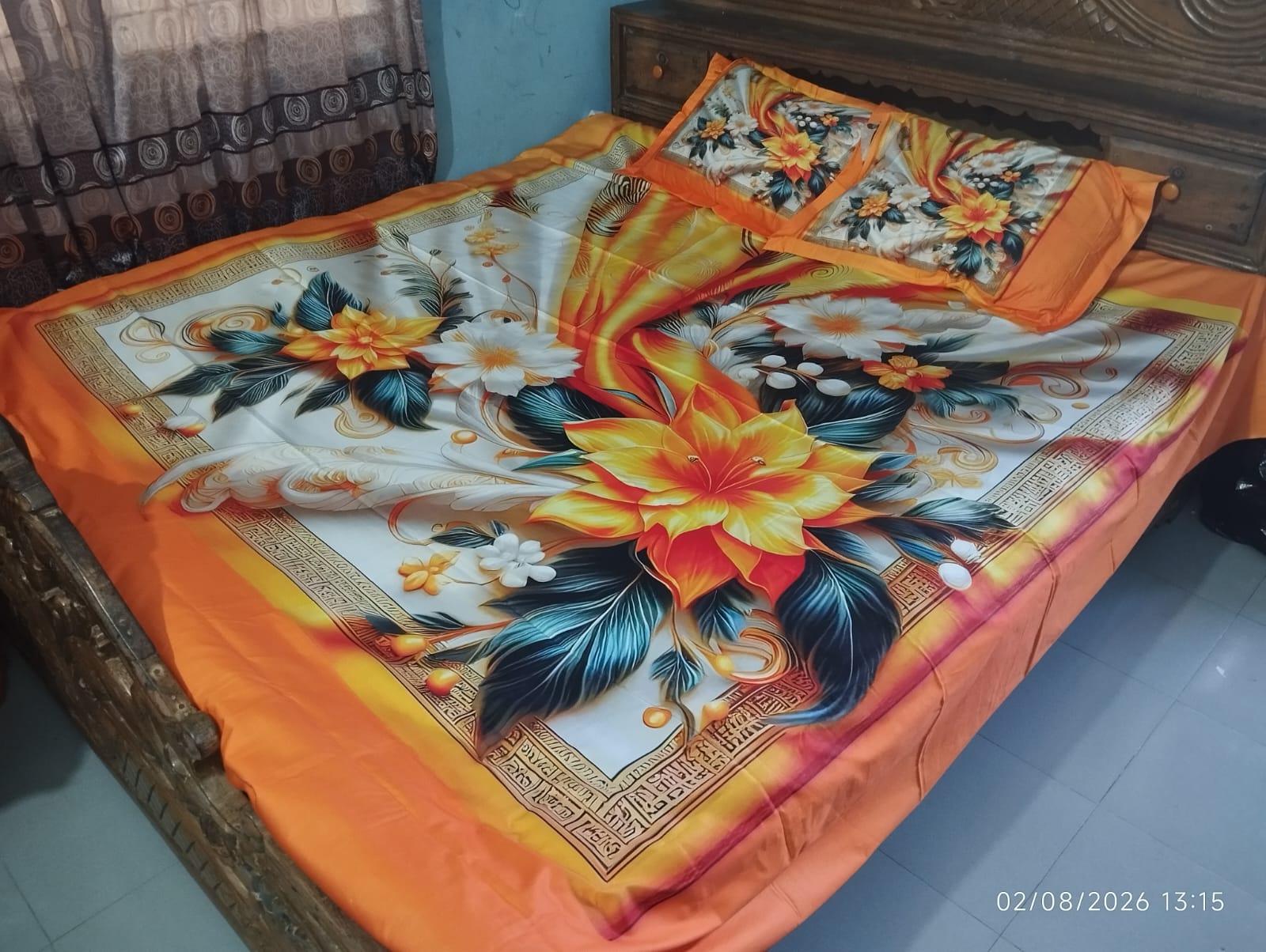 PAKIZA DIGITAL PRINT HD PANEL BEDSHEET - Image 6