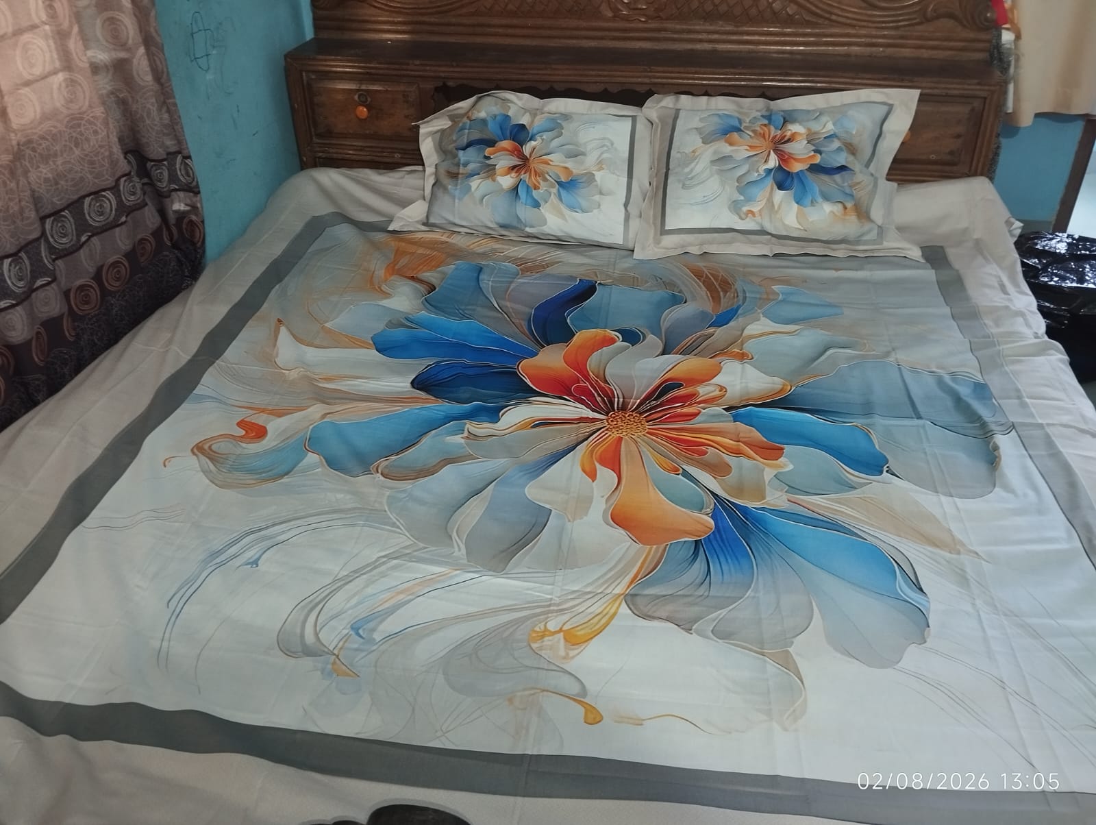 PAKIZA DIGITAL PRINT HD PANEL BEDSHEET