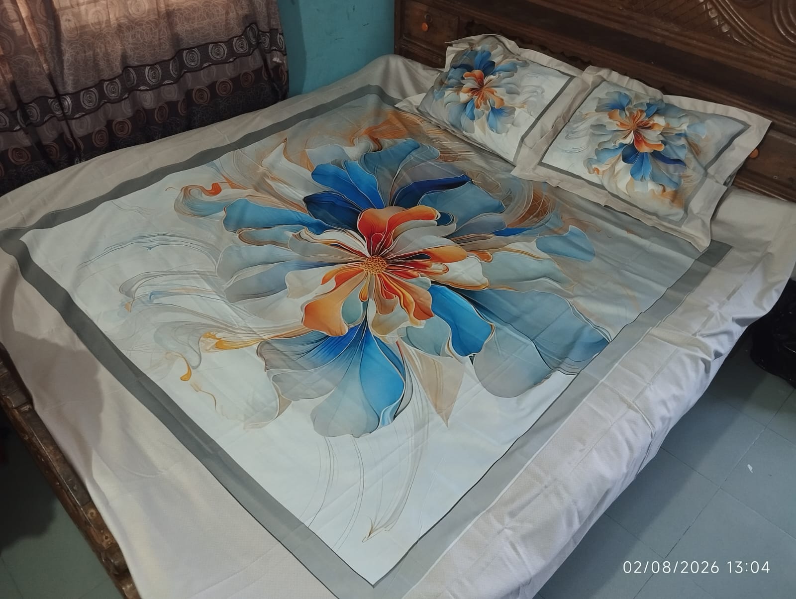 PAKIZA DIGITAL PRINT HD PANEL BEDSHEET - Image 3