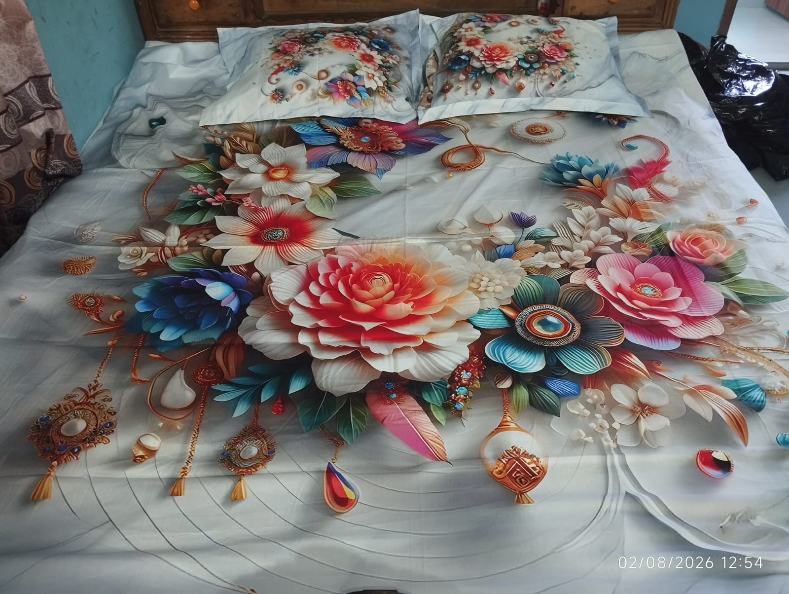 PAKIZA DIGITAL PRINT HD PANEL BEDSHEET