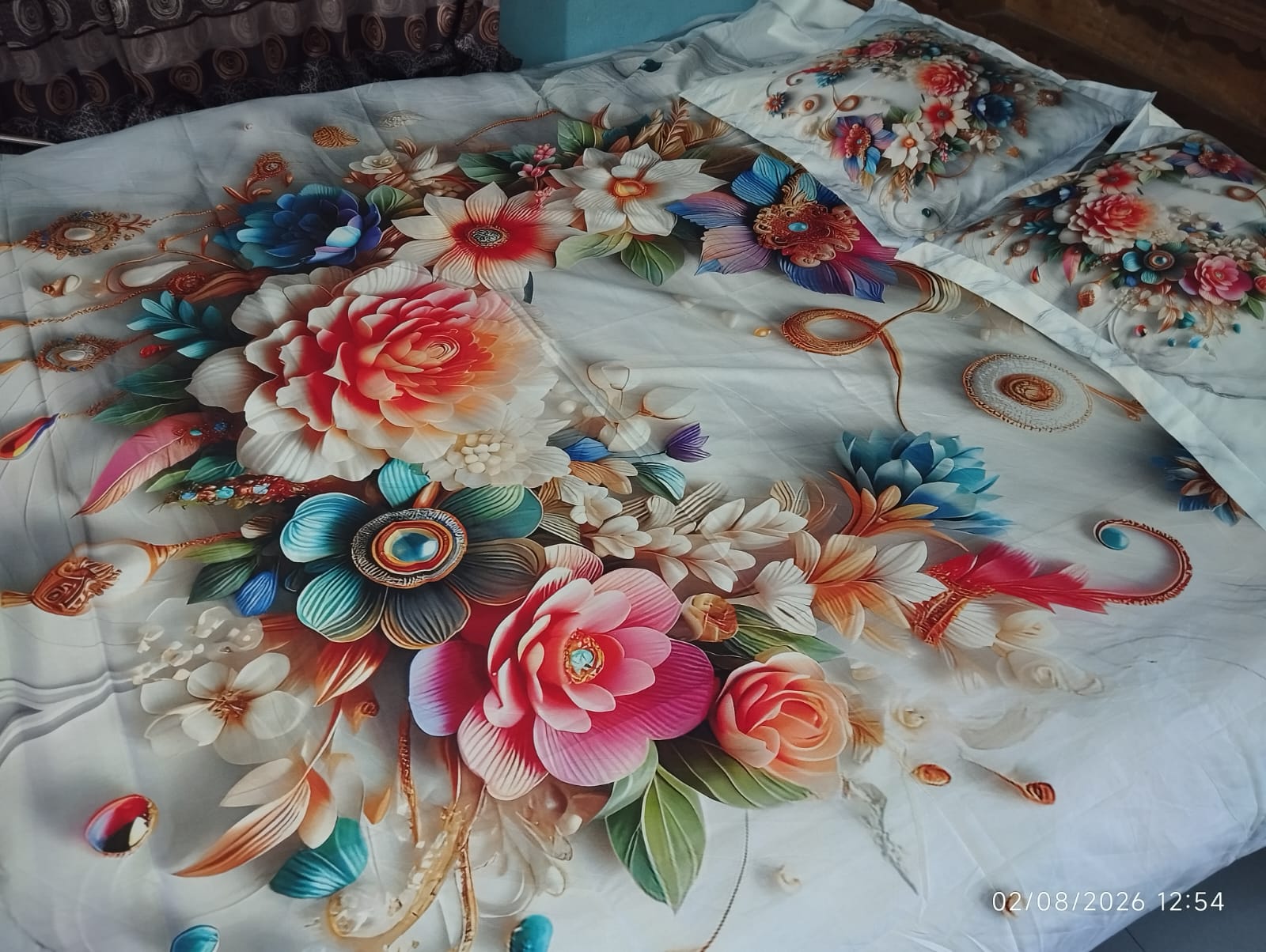 PAKIZA DIGITAL PRINT HD PANEL BEDSHEET - Image 3