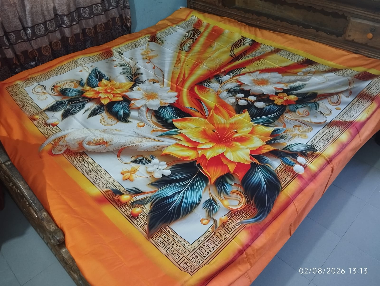 PAKIZA DIGITAL PRINT HD PANEL BEDSHEET