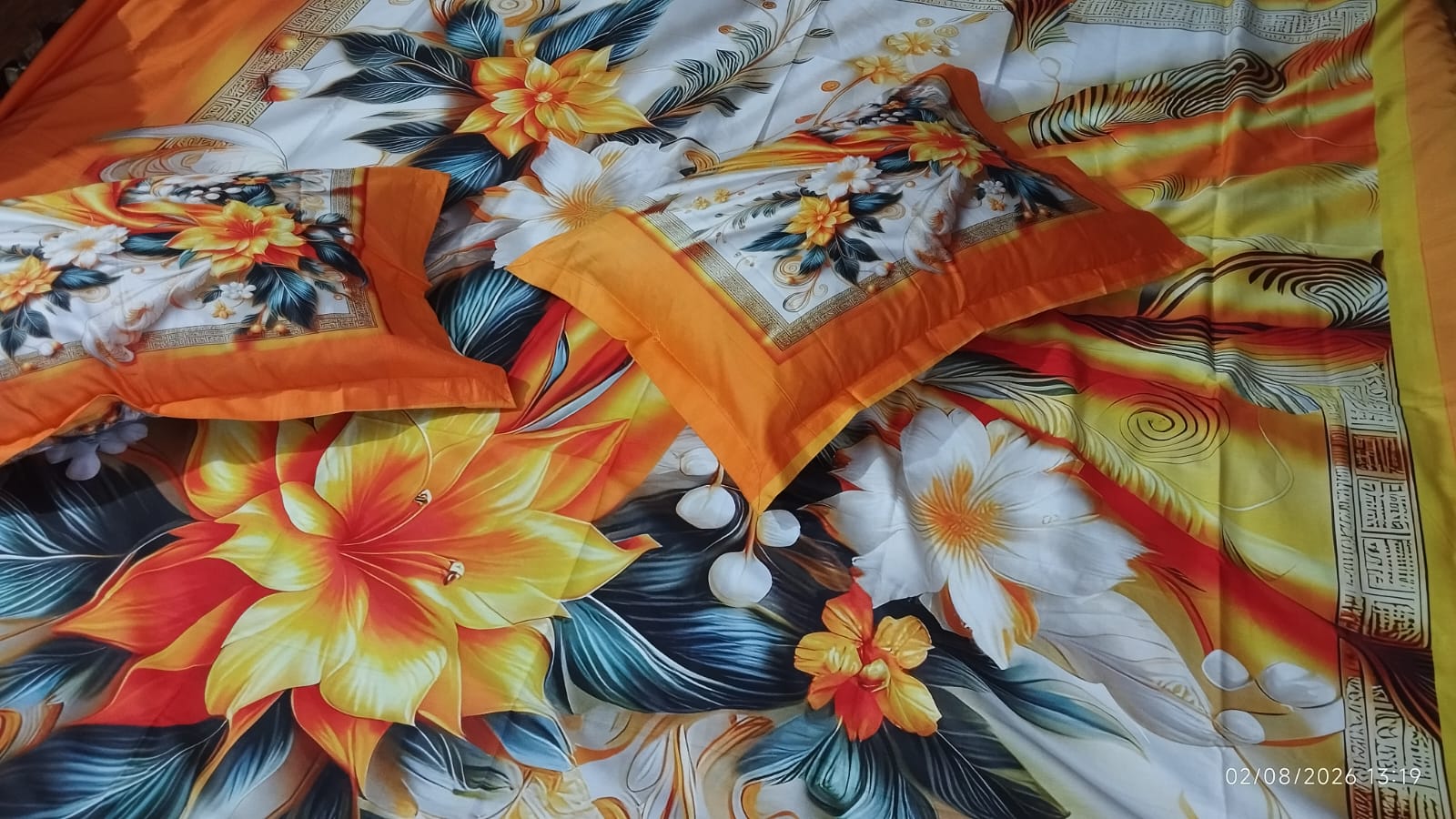 PAKIZA DIGITAL PRINT HD PANEL BEDSHEET - Image 3