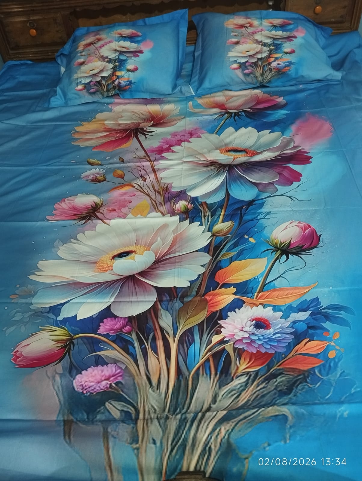 PAKIZA DIGITAL PRINT HD PANEL BEDSHEET - Image 3