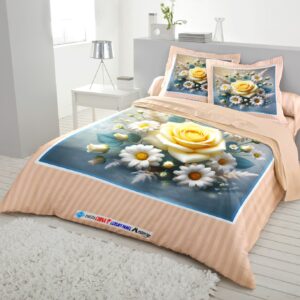 PAKIZA DIGITAL PRINT HD PANEL BEDSHEET