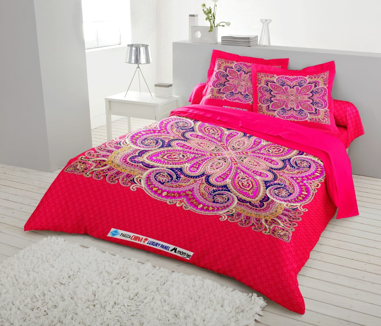 PAKIZA DIGITAL PRINT HD PANEL BEDSHEET